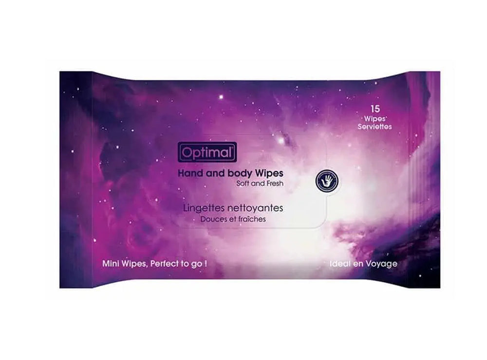 Optimal Pocket Wipes 15 pieces