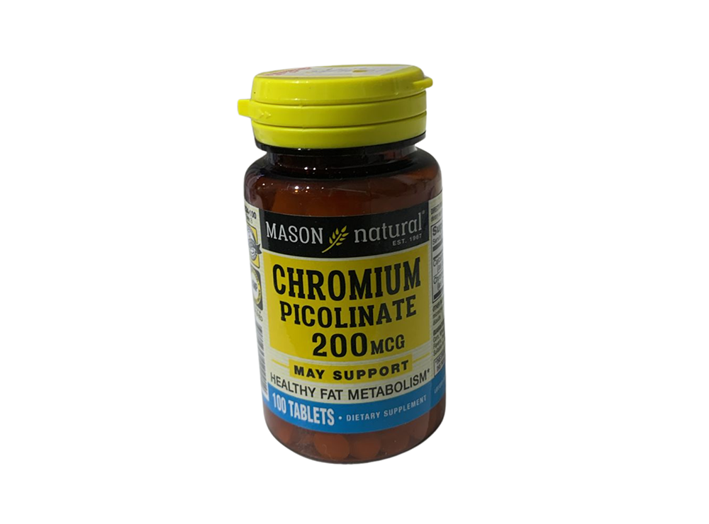 Mason Chromium Picolinate 200 Mcg 100 tablets