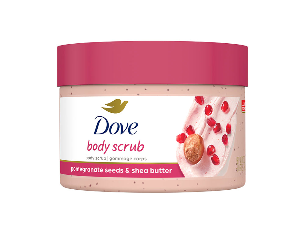 Dove Body Scrub Pomegranate Seeds & Shea Butter 298 ml