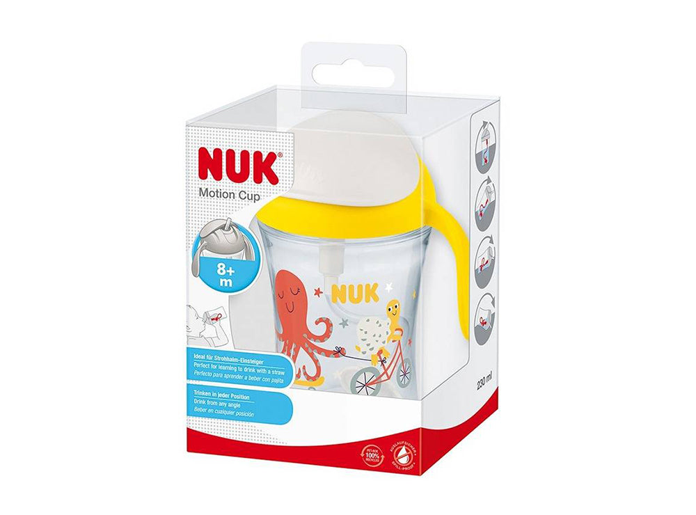 Nuk Motion Cup Yellow 8M 230 ml
