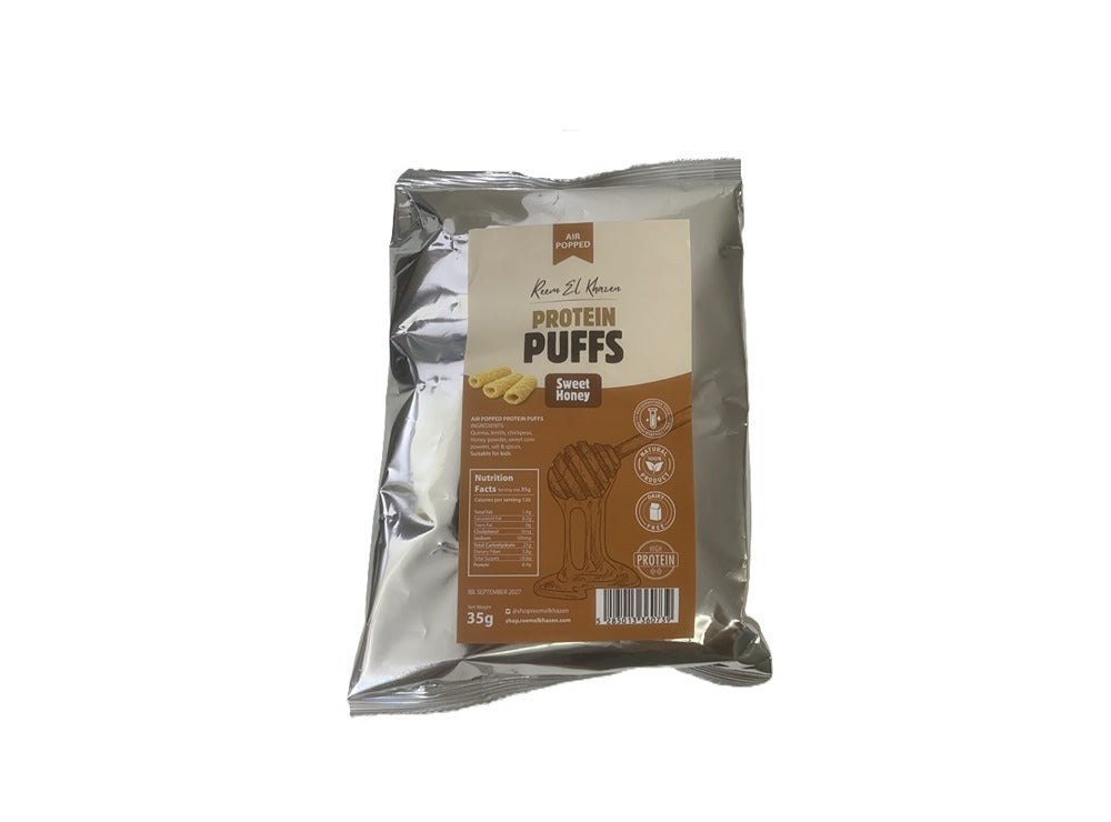 Reem El Khazen Protein Puffs Sweet Honey 8.4G Protein 35 g