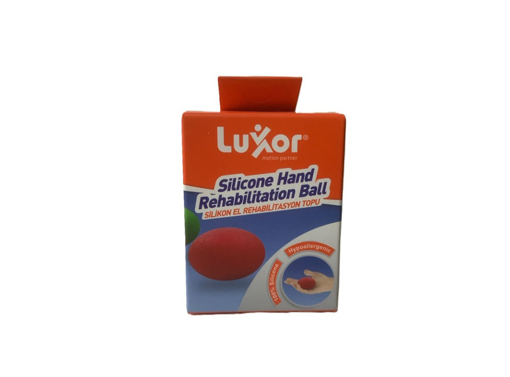 Luxor Silicone Stress Ball Red Hard