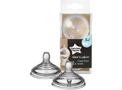 Tommee Tippee Ctn Med Flow Teats 3+