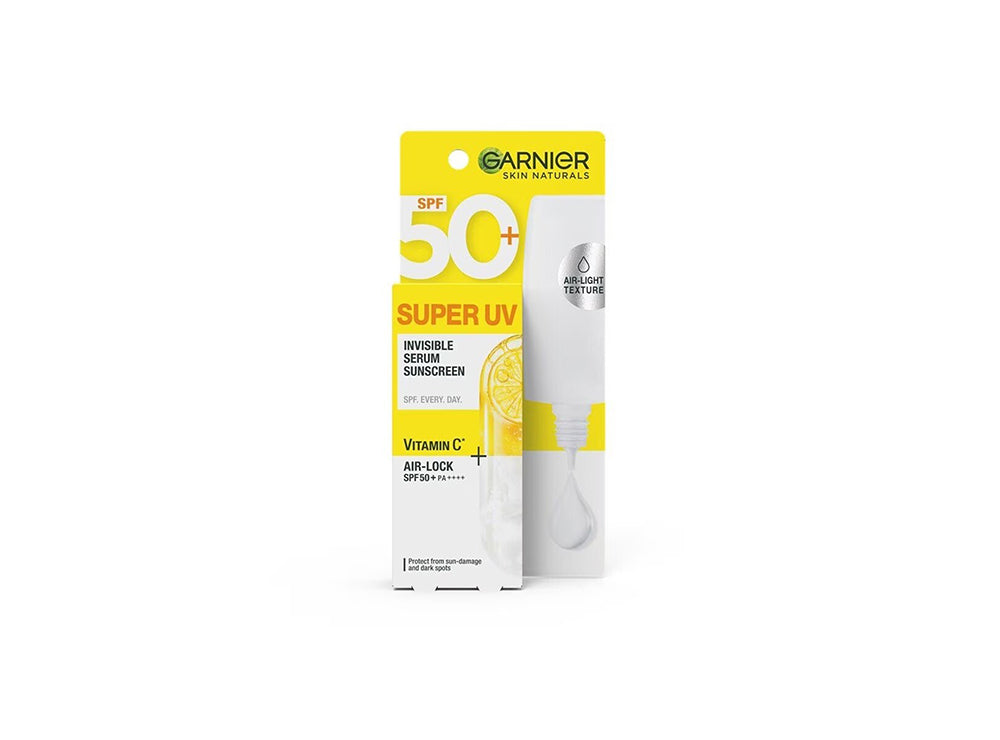 Garnier Super Uv Invisible Serum Sunscreen Spf50+ 30 ml