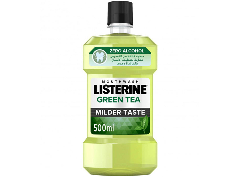 Listerine Mouth Wash Green Tea Zero 500 ml