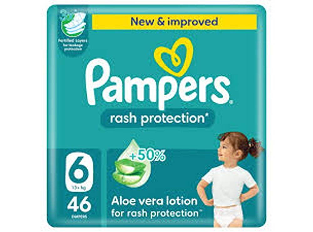 Pampers 6 (13+Kg) 46 pieces