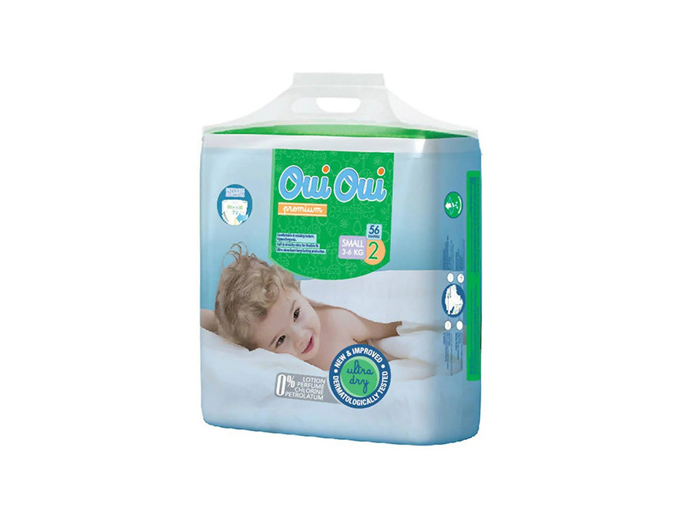 Oui Oui Number 2 3-6Kg 56 diapers