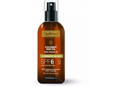 Optimal Coconut Sun Oil Spf 6 200 ml