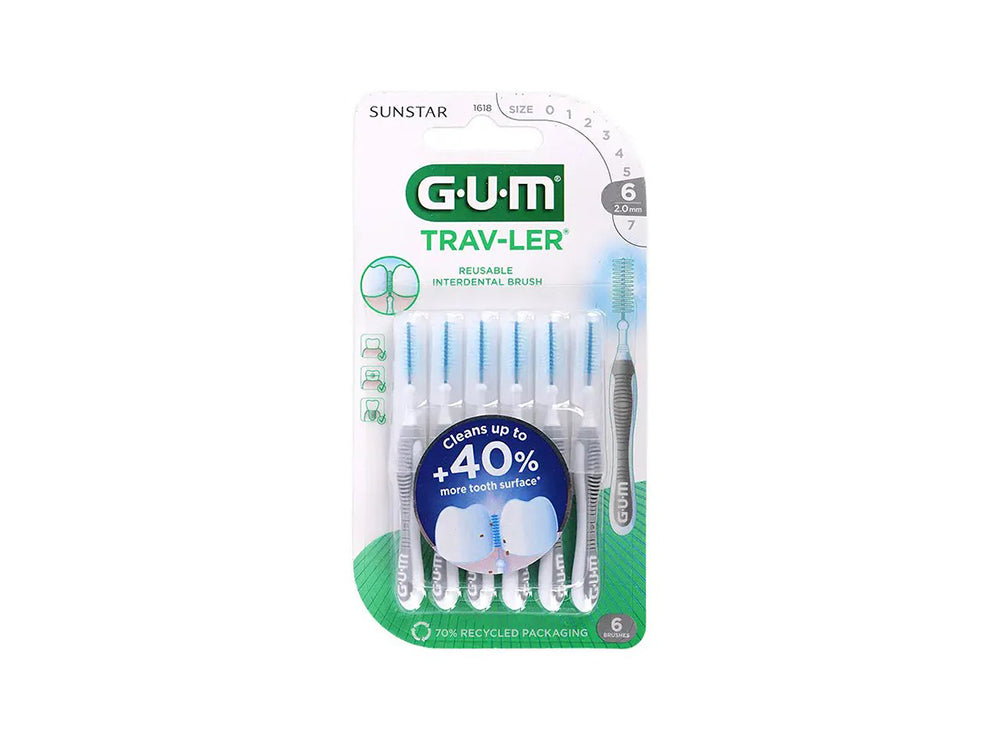 Butler Gum Travler Reusable Interdental Brush 1618 2 mm