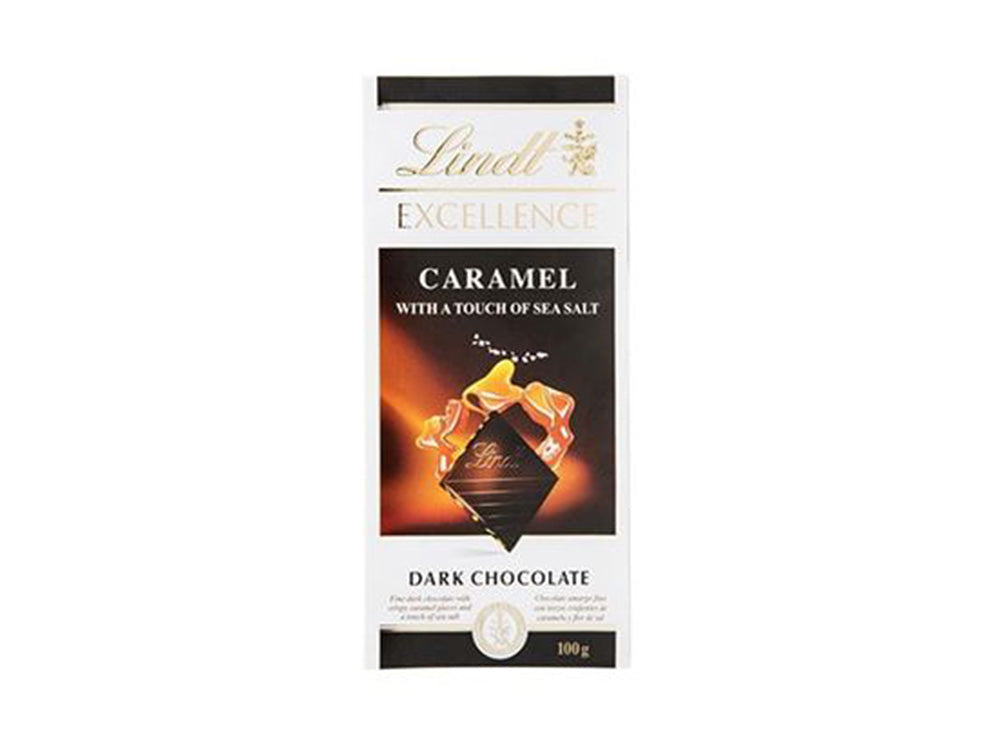 Lindt Excellence Caramel Dark Chocolate 100 g
