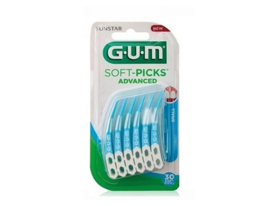 Gum 649 Soft Picks Advanced Small 30 Ct 30 pieces
