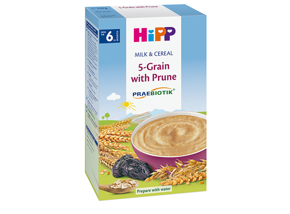 Hipp Cereal 5 Grain With Prune 6+ 250 g