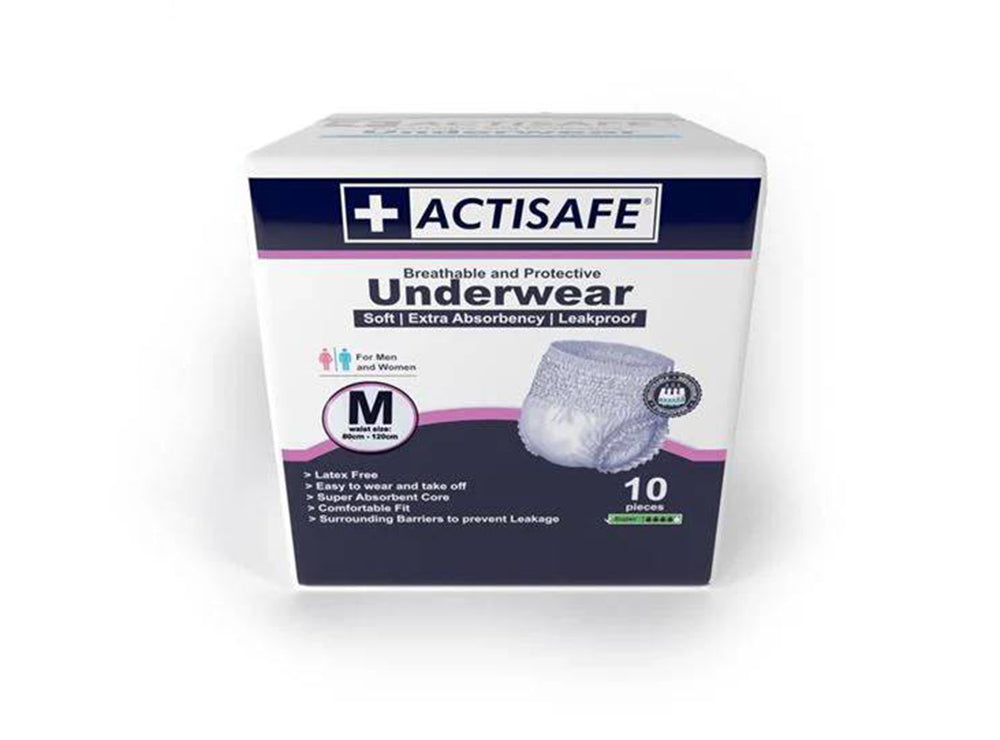 Actisafe Underwear Pull Up Medium (10 Pcs) 80 to 120 cm
