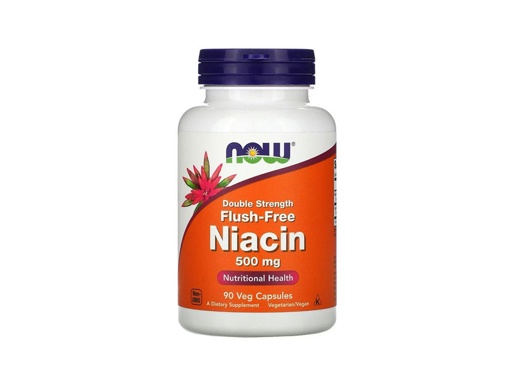 Now Niacin Flush Free Double Strength 500Mg 90 capsules