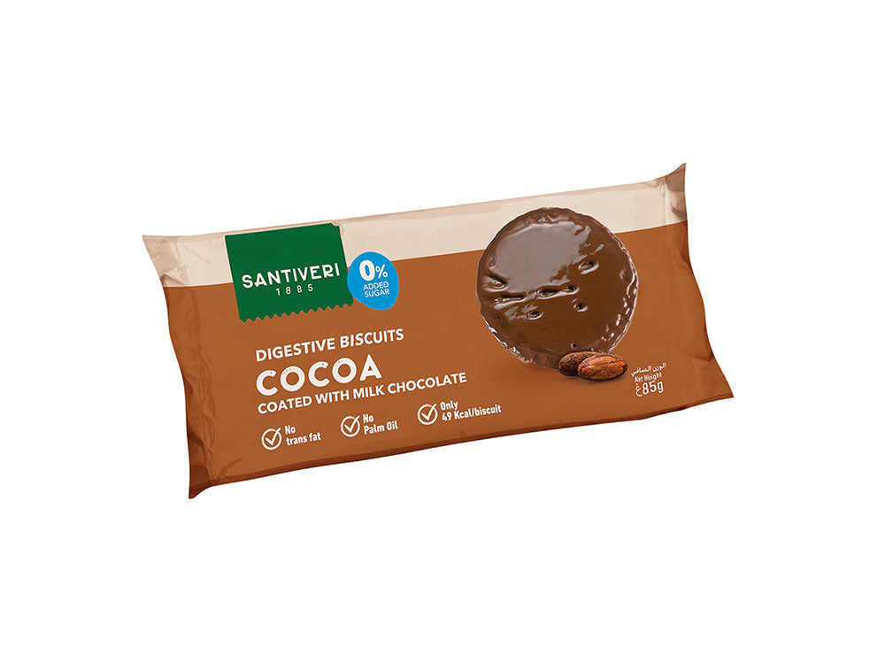 Santiveri Digestive Biscuits Cocoa With Milk Choco 85 g