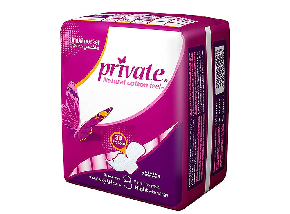 Private Maxi Pocket Night 8 pieces