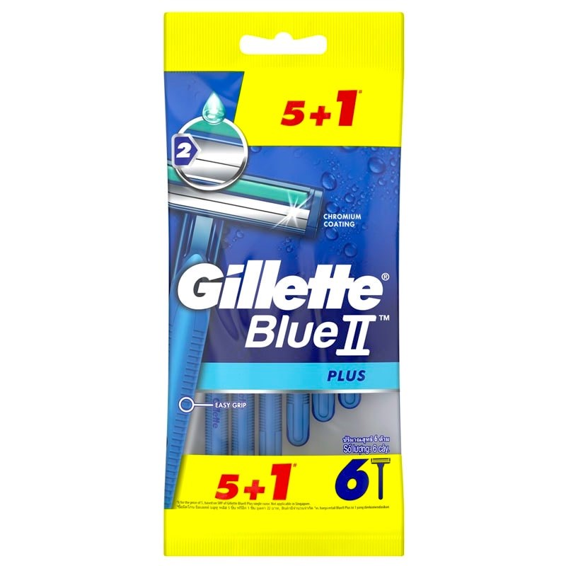 Gillette Blue 2 Plus 5+1 6 pieces