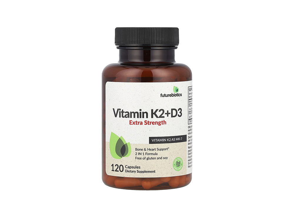 Futurebiotics Vitamin K2 120Mcg+ D3 10000Iu 120 capsules