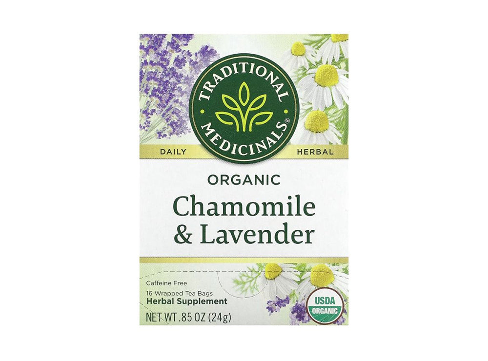 Organic Chamomile & Lavender Caffeine Free Tm Tea Bags 16 bags