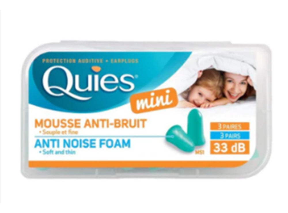 Quies Mousse Foam Colored Mini 3 pairs