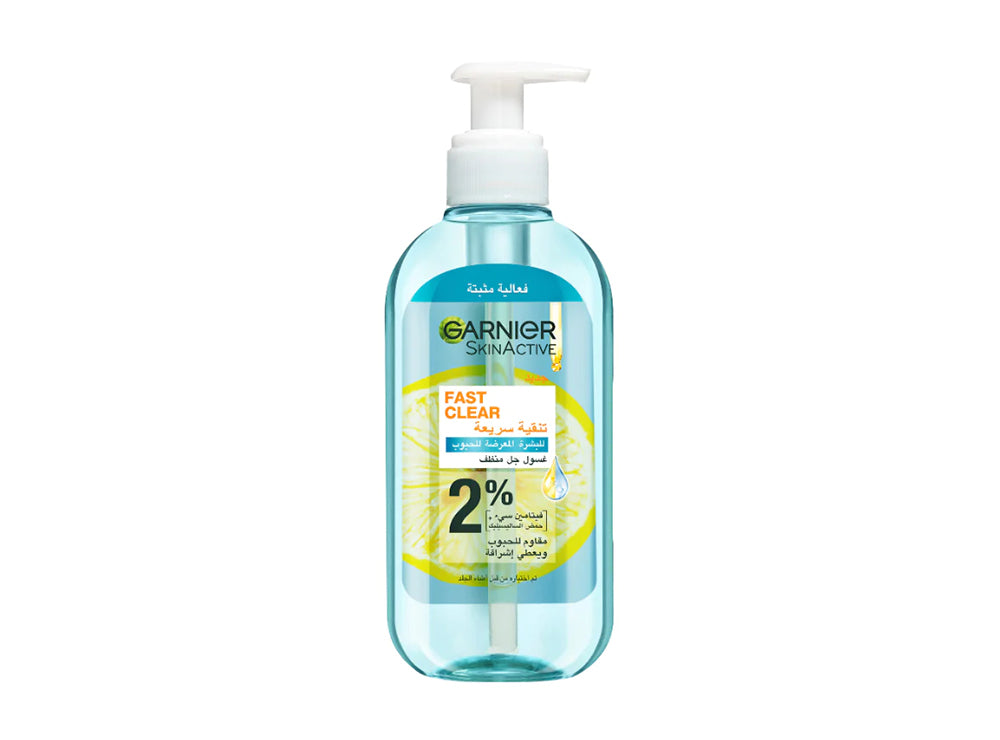 Garnier Fast Clear Anti Acne Gel Wash 200 ml