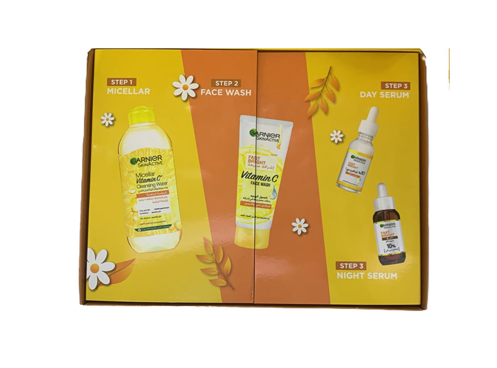 Garnier Coffret Fast Fairness Brightening Routine 4 pieces
