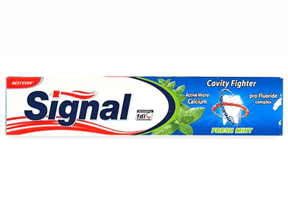 Signal Tooth Paste Cavity Fighter Fresh Mint