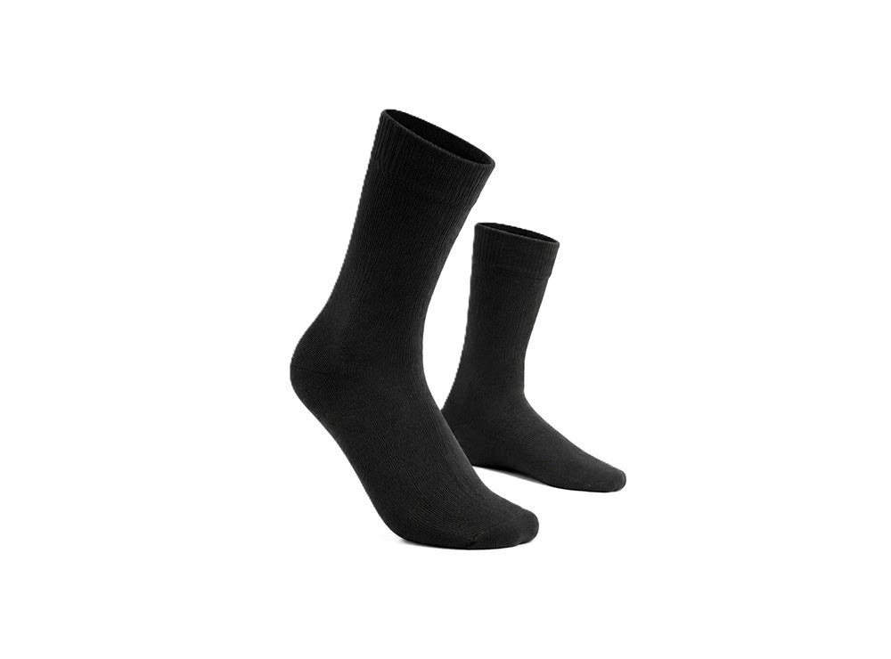 Marie France Classic Women Full Socks Cotton Lycra Black Size 36 To 39