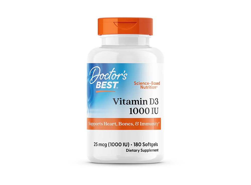 Doctors Best Vitamin D3 1000Iu 180 caspusles