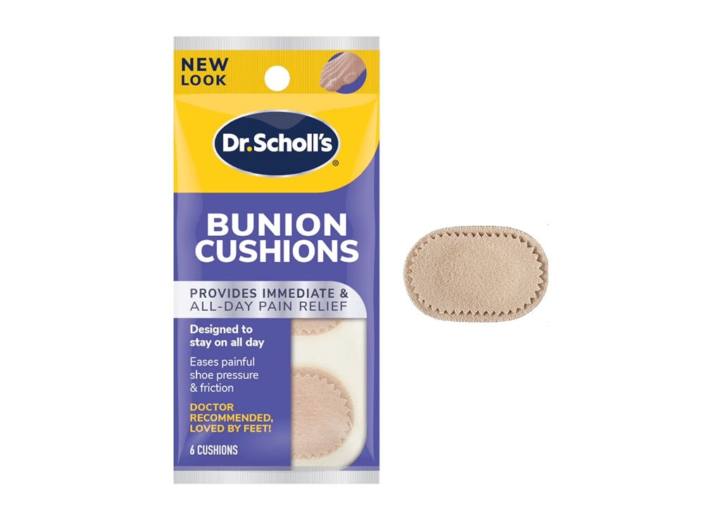 Dr Scholl's Bunion Cushions All Day Pain Relief 6 pieces