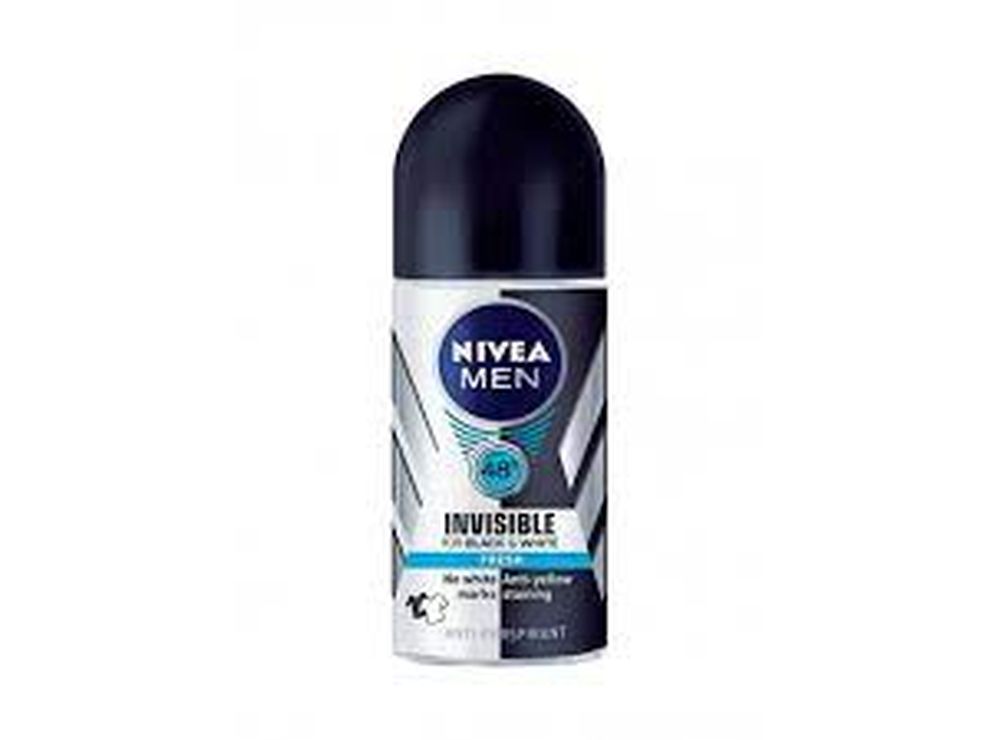 Nivea Roll On Invisible Black & White Fresh For Men 50 ml