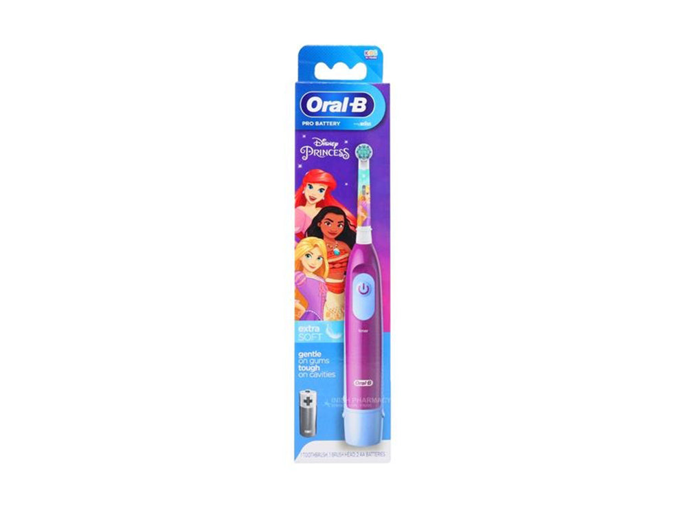 Oral B Pro Battery Power Kids Toothbrush Disney Princess 1 piece