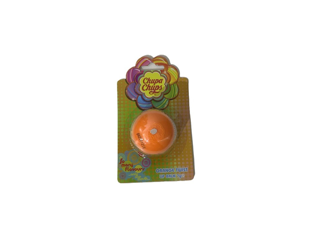 Chupa Chups Lip Balm Round Orange Twist 7 g