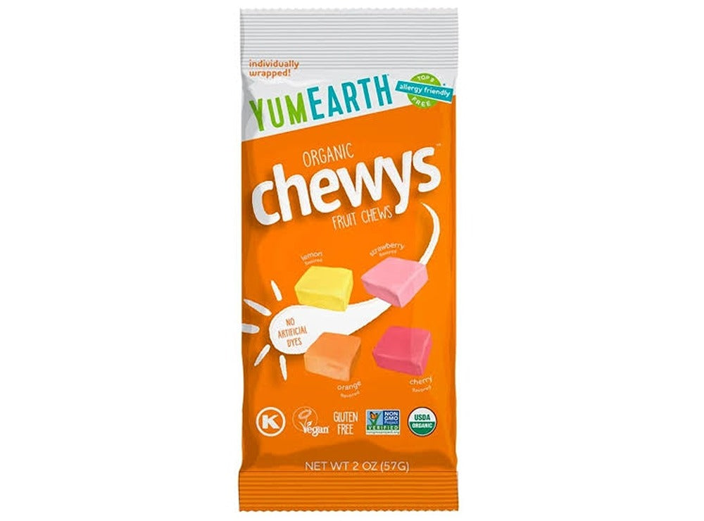 Yum Earth Organic Chewys 4 Flavors 57 g
