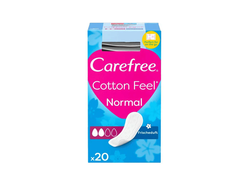 Carefree Cotton Feel Fresh Scent 20 pieces