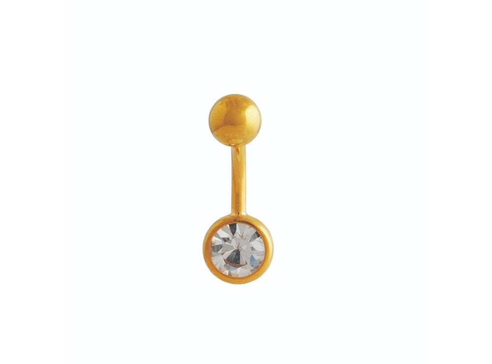Medisept Belly Pierce Jewelry Single Jewel Crystal Bc 71104