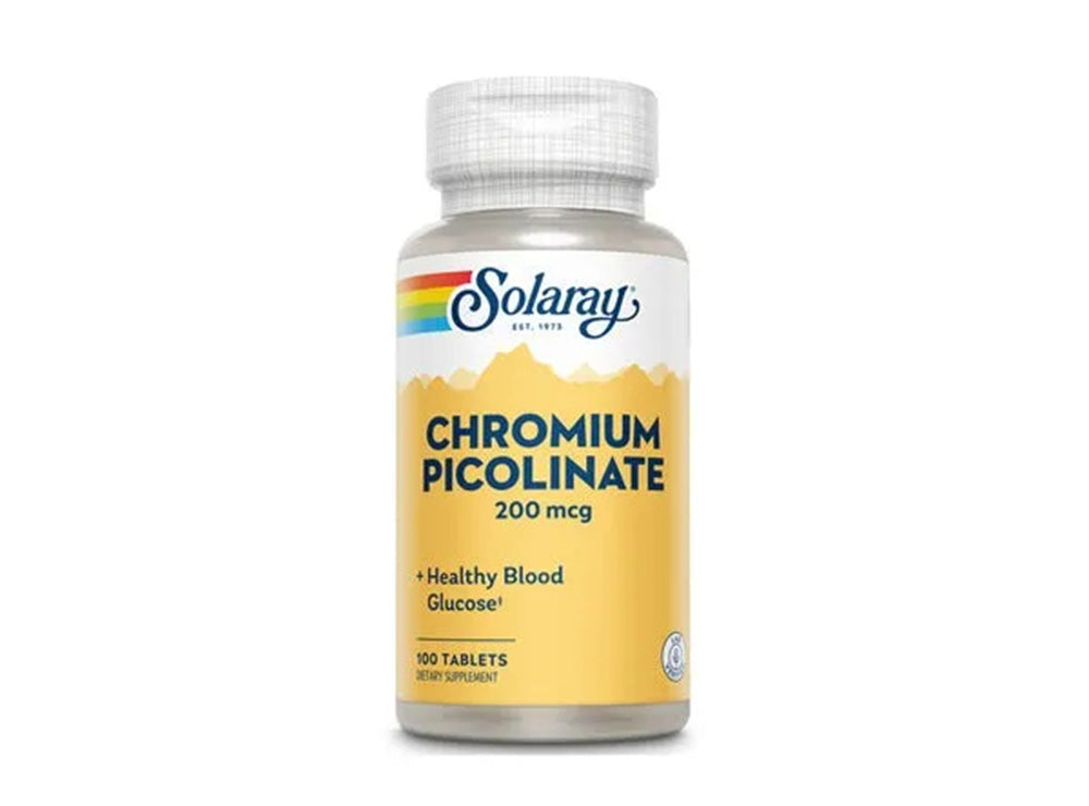 Solaray Chromium Picolinate 200Mcg 100 tablets