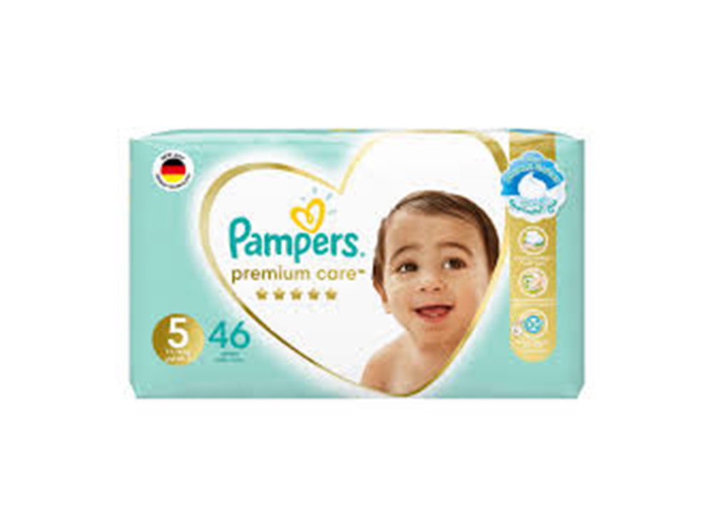 Pampers Premium 5 (11-16Kg) 15%Off 46 pieces