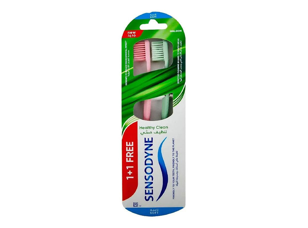 Sensodyne Toothbrush Healthy Clean Soft 1+1 pieces
