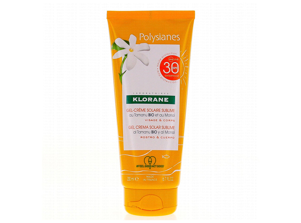 Klorane Polysianes Gel Creme SPF 30 200 ml