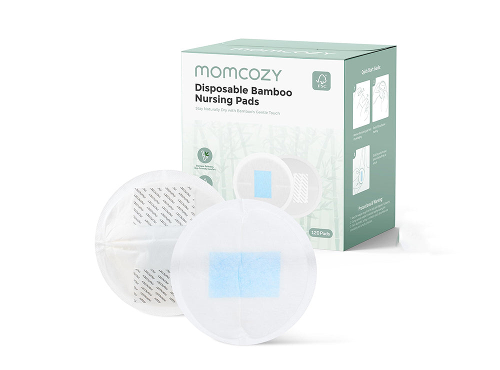Momcozy Disposable Bamboo Nursing Pads 120 pieces