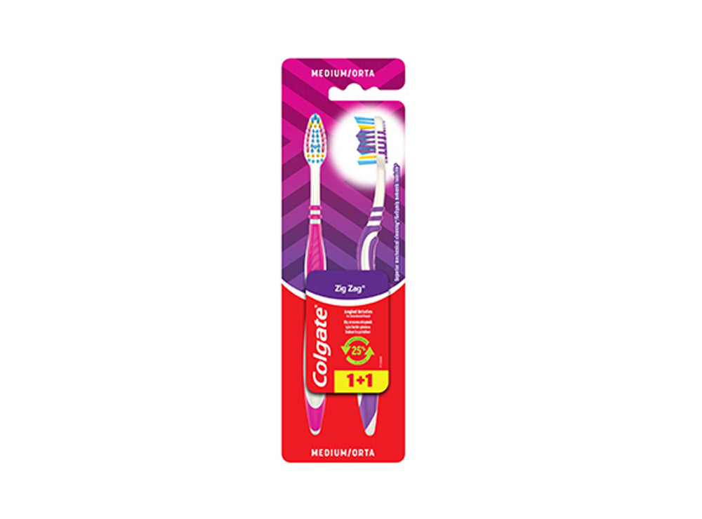 Colgate Toothbrush Zigzag Medium 1 pack