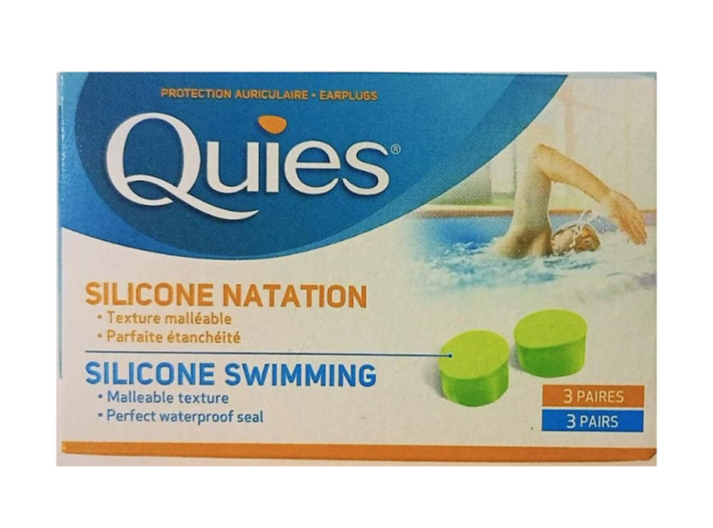 Quies Silicone Swimming 3 paires