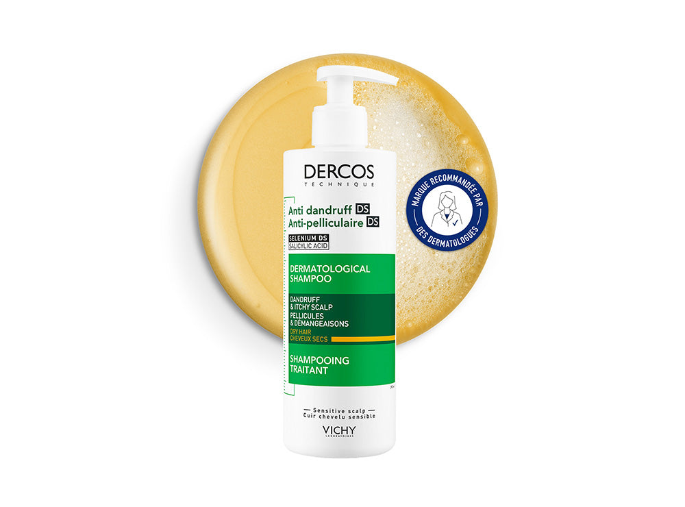 Vichy Dercos Antipeliculaire Ds Cheveux Secs 390 ml