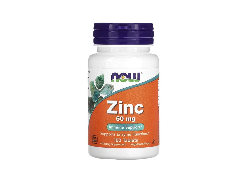 Now Zinc 50Mg 100 tablets