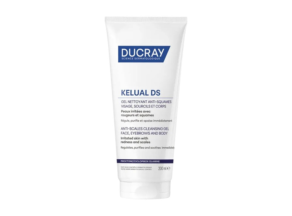 Ducray Kelual Ds Anti Scales Cleansing Gel Face, Eyebrows & Body 200 ml