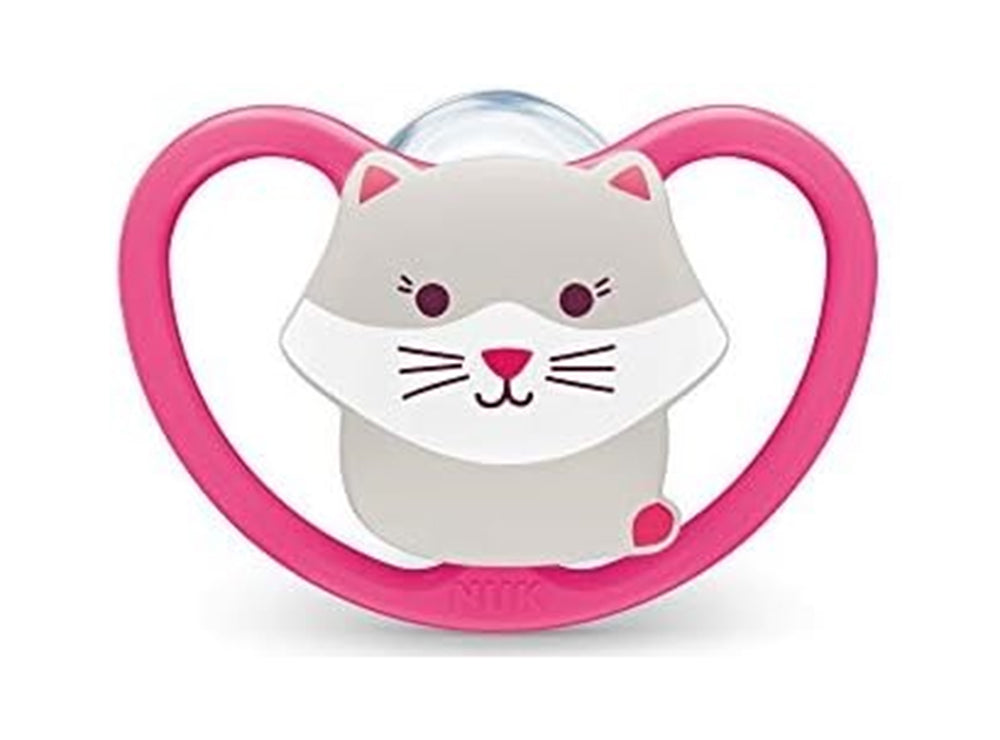 Nuk Pacifier 0-6 Space (Max. Airflow) Cat