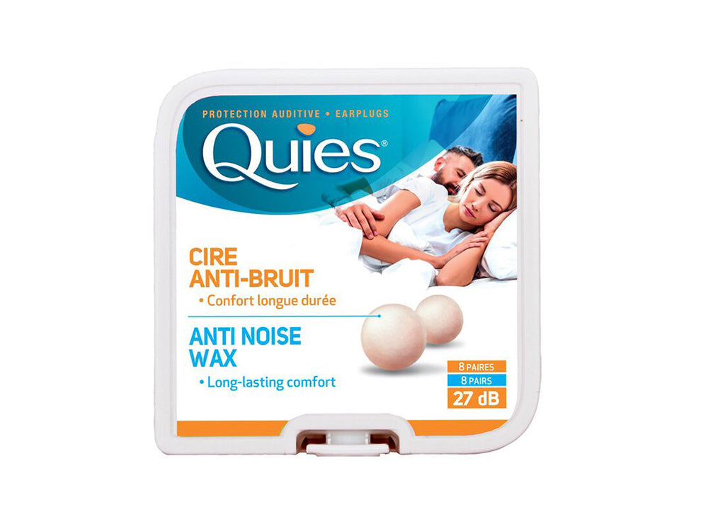 Quies Ears Plug Cire Naturelle 8 Pairs 8 pairs