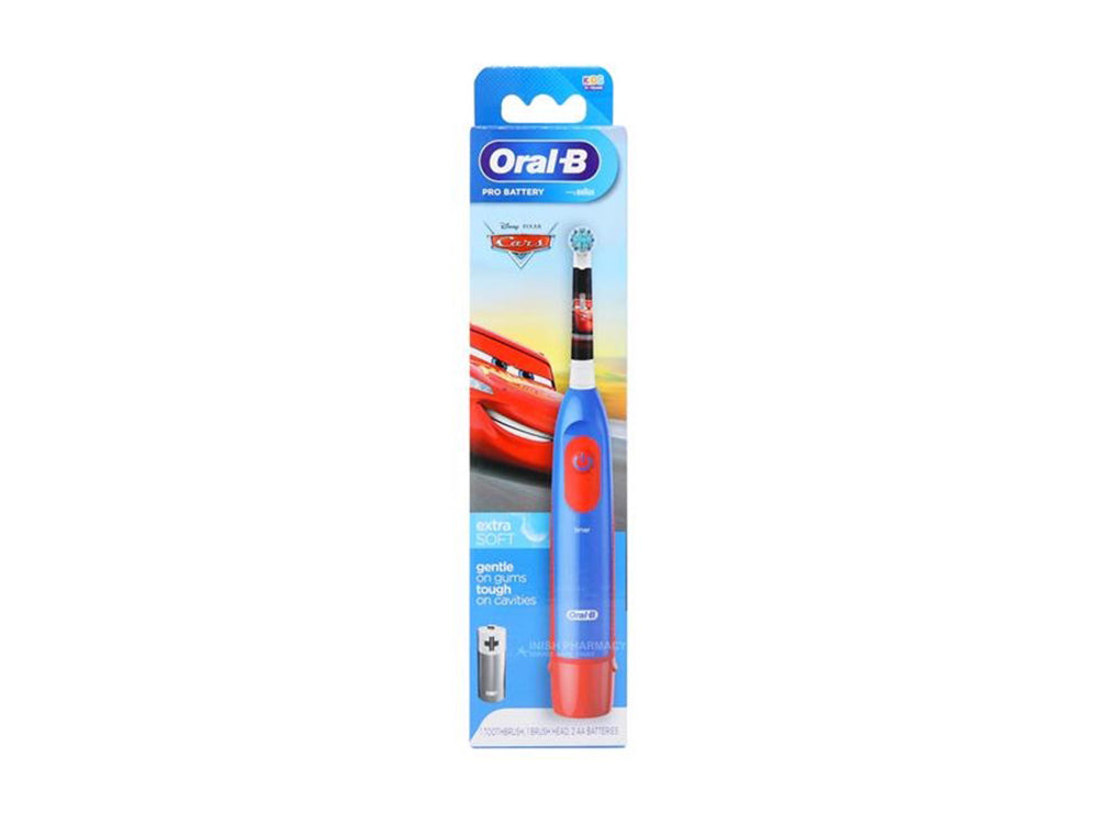 Oral B Pro Battery Power Kids Toothbrush Disney Cars 1 piece