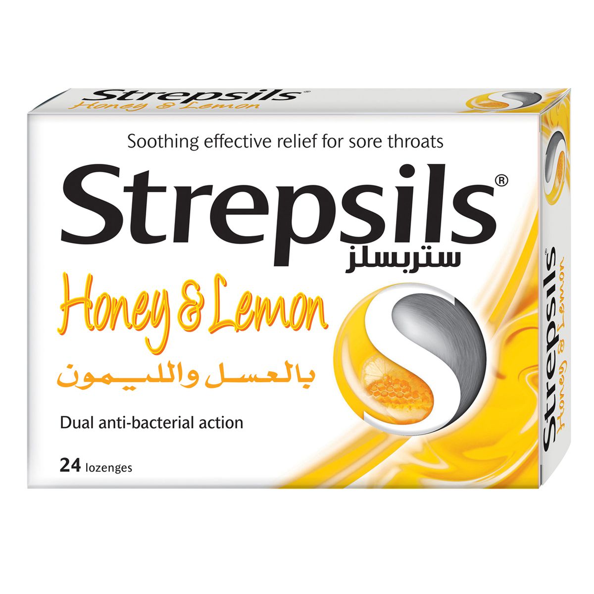 Strepsils Honey & Lemon 24 Lozenges 24 lozenges